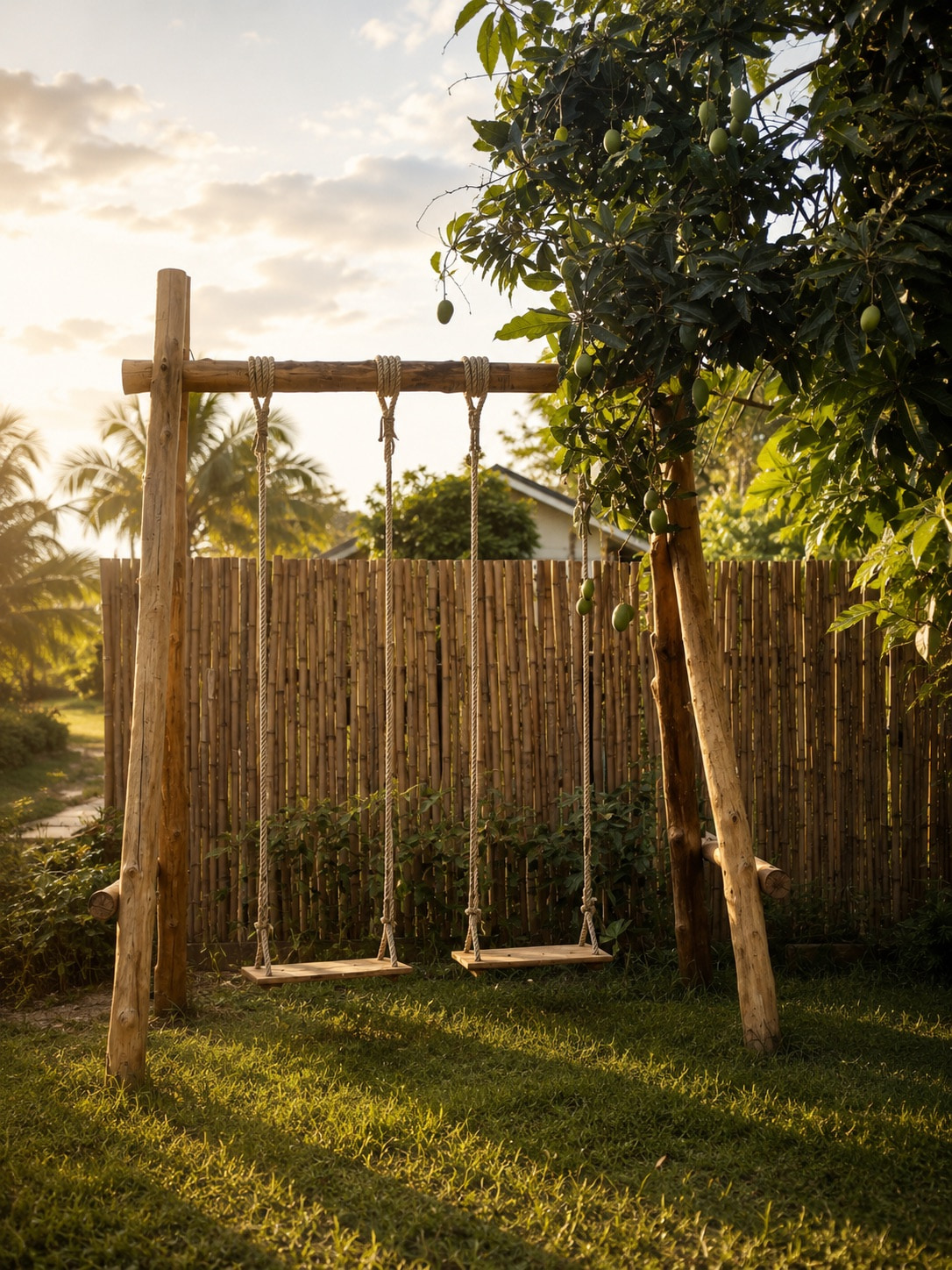 Chapter 1 · Retreat — บ้านไม้สักและระเบียงยาวยามเย็น